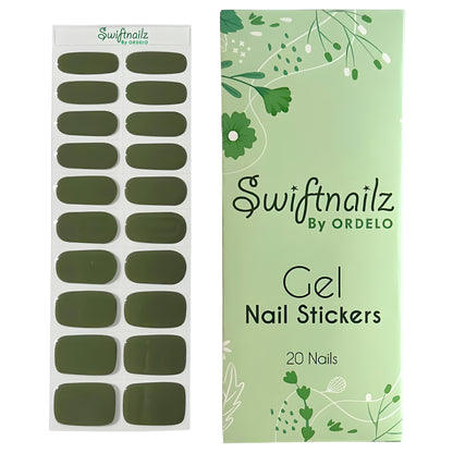 Army Green - Gel Nail Strip